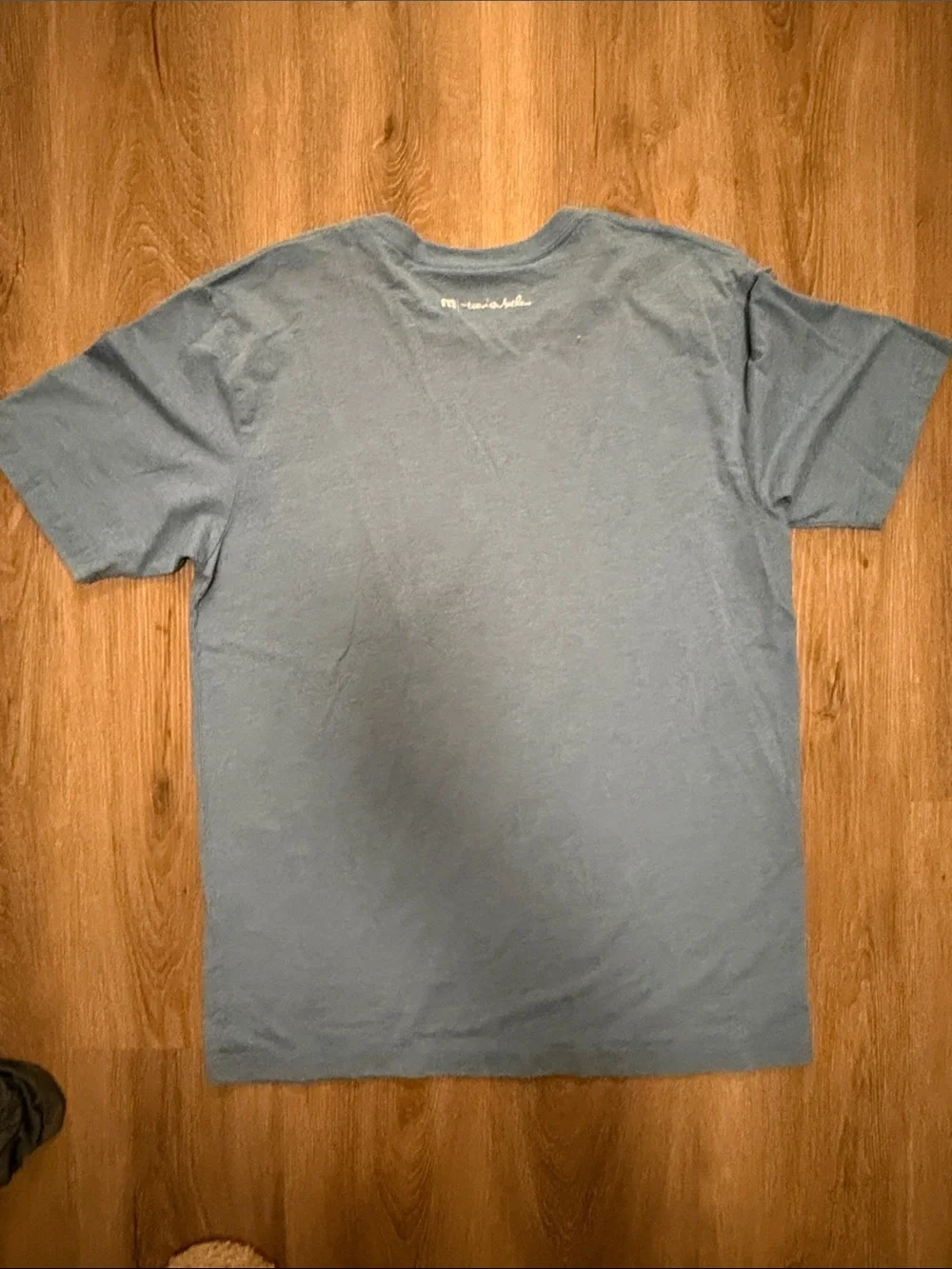Travis Mathew’s Men's Blue Graphic Tee - 'No Working During Drinking Hours'